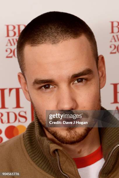 Images from this event are only to be used in relation to this event. Liam Payne attends The BRIT Awards 2018 nominations photocall held at ITV...