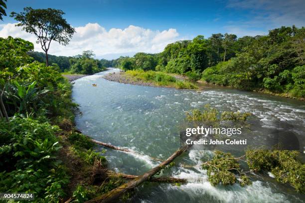 costa rica, sarapiqui river, white water rafting - heredia province stock pictures, royalty-free photos & images