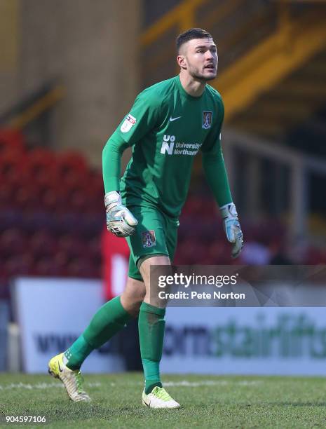 Richard O'Donnell of Northampton Town in action during the Sky Bet League One match between Bradford City and Northampton Town at Northern...