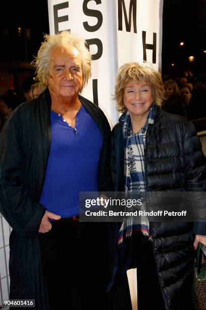 Film Director Daniele Thompson and her husband Producer Albert Koski attend the "Pentagon Papers" Paris Premiere at Cinema UGC Normandie on January...