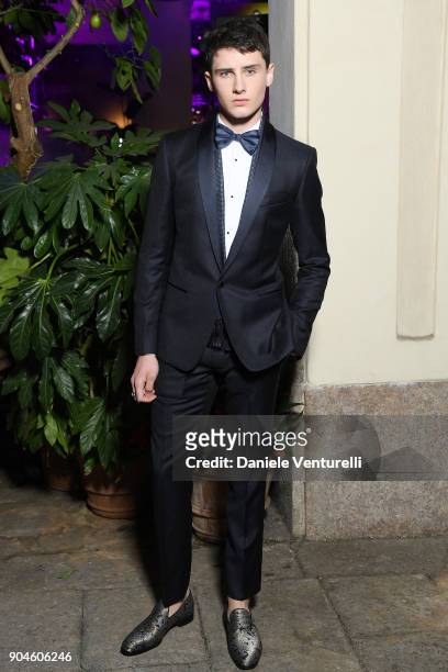 Noe Elmaleh attends the Dolce & Gabbana Unexpected Show during Milan Men's Fashion Week Fall/Winter 2018/19 on January 13, 2018 in Milan, Italy.