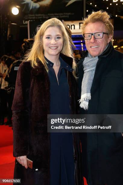 Actress Natasha Reignier and guest attend the "Pentagon Papers" Paris Premiere at Cinema UGC Normandie on January 13, 2018 in Paris, France.