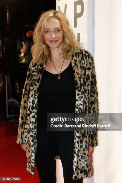 Actress Helene de Fougerolle attends the "Pentagon Papers" Paris Premiere at Cinema UGC Normandie on January 13, 2018 in Paris, France.