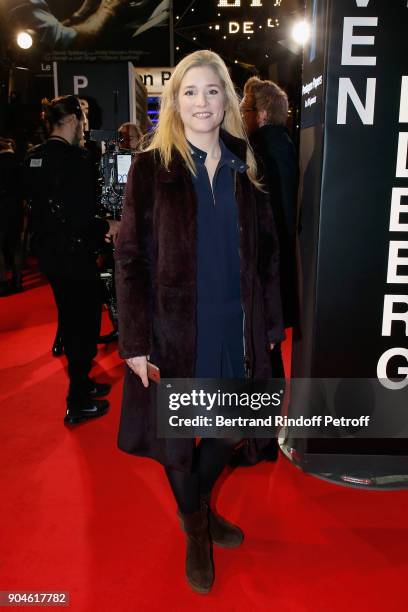 Actress Natasha Reignier attends the "Pentagon Papers" Paris Premiere at Cinema UGC Normandie on January 13, 2018 in Paris, France.