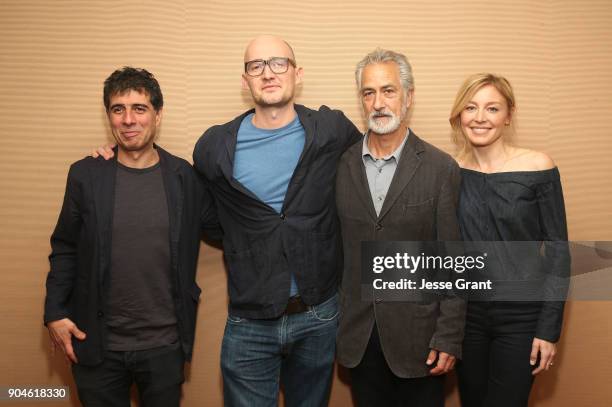 Co-creator/executive producer/writer Hossein Amini, co-creator/executive producer/director James Watkins, actors David Strathairn and Juliet Rylance...