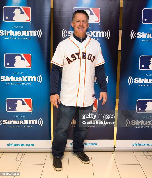 Hinch attends SiriusXM Town Hall With Houston Astros World Series Manager A.J. Hinch on January 13, 2018 in Houston, Texas.