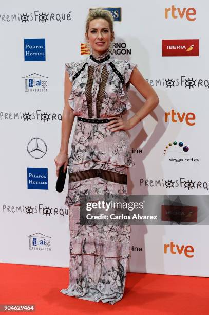 Kira Miro attends the 23rd edition of Jose Maria Forque Awards at Palacio de Congresos on January 13, 2018 in Zaragoza, Spain.