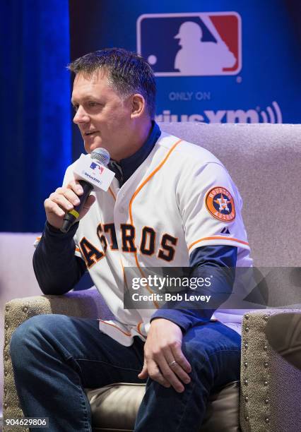 Hinch attends SiriusXM Town Hall With Houston Astros World Series Manager A.J. Hinch on January 13, 2018 in Houston, Texas.