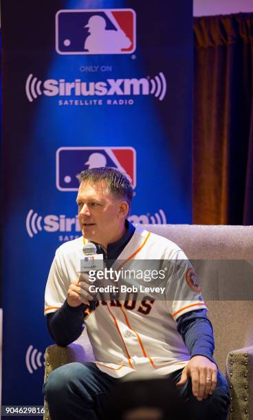 Hinch attends SiriusXM Town Hall With Houston Astros World Series Manager A.J. Hinch on January 13, 2018 in Houston, Texas.