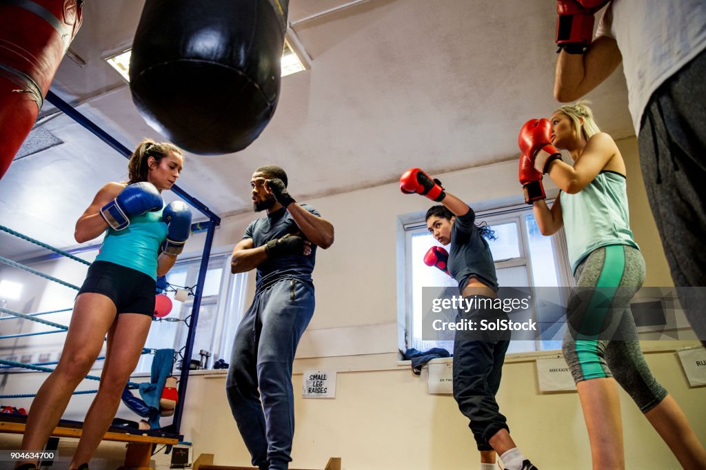 Lesson In Boxing High-Res Stock Photo - Getty Images