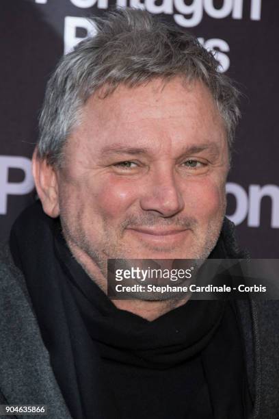 Zadig & Voltaire Founder, Thierry Gillier attends 'Pentagon Papers' Premiere at Cinema UGC Normandie on January 13, 2018 in Paris, France.