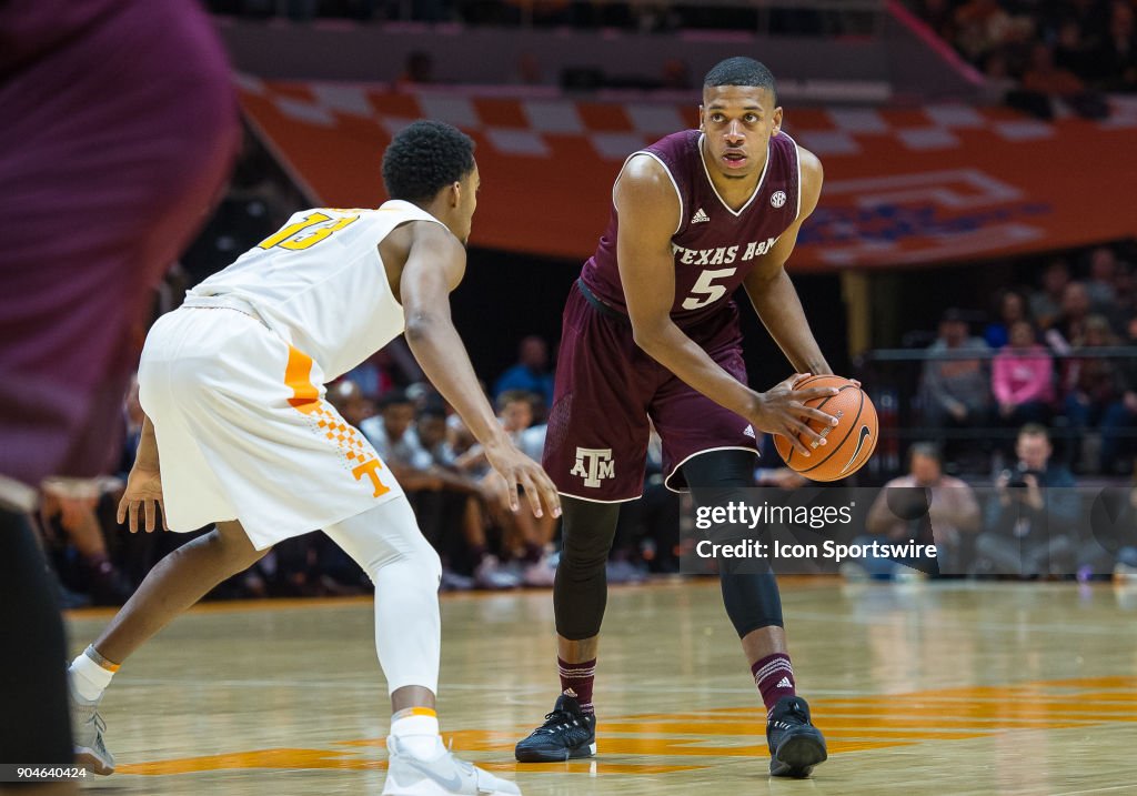 COLLEGE BASKETBALL: JAN 13 Texas A&M at Tennessee