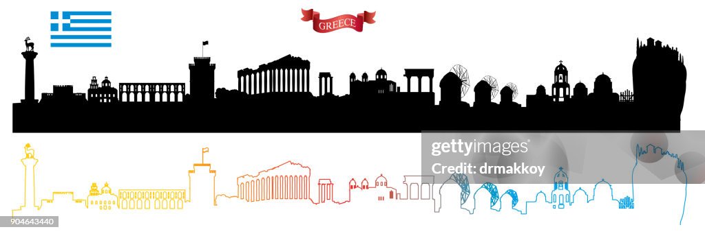 Greece Skyline