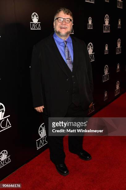 Guillermo del Toro attends the 43rd Annual Los Angeles Film Critics Association Awards on January 13, 2018 in Los Angeles, California.