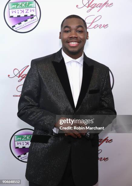 Carnelious Gil attends Agape Love Red Carpet on January 13, 2018 in Milwaukee, Wisconsin.