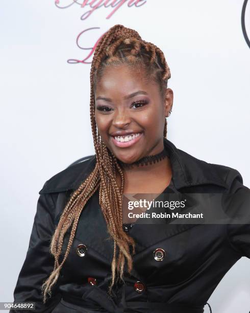 Imani Brown attends Agape Love Red Carpet on January 13, 2018 in Milwaukee, Wisconsin.