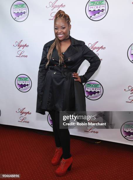 Imani Brown attends Agape Love Red Carpet on January 13, 2018 in Milwaukee, Wisconsin.