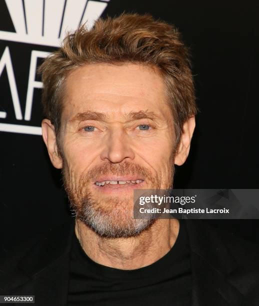 Willem Dafoe attends the 43rd Annual Los Angeles Film Critics Association Awards on January 13, 2018 in Hollywood, California.