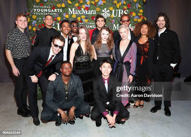 YoungArts Alumni Cast attend National YoungArts Foundation Backyard Ball Performance and Gala 2018 on January 13, 2018 in Miami, Florida.