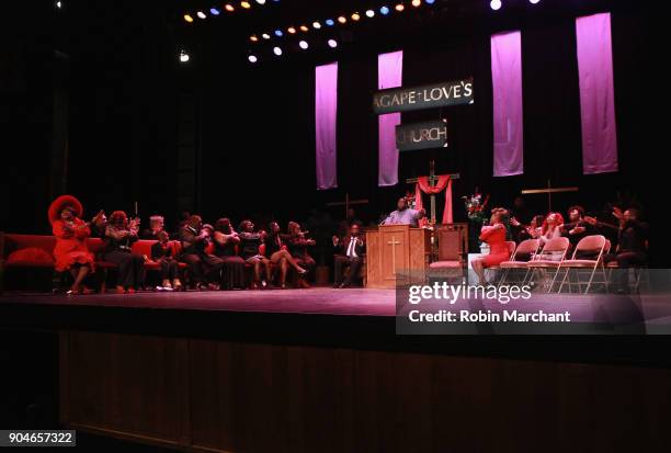 The cast rehearsal of Agape Love Musical Stage Play on January 13, 2018 in Milwaukee, Wisconsin.