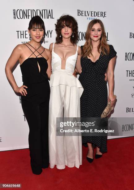 Cyrina Fiallo, Alison Brie and Julianna Guill attend Los Angeles Confidential Celebrates "Awards Issue" hosted by cover stars Alison Brie, Milo...