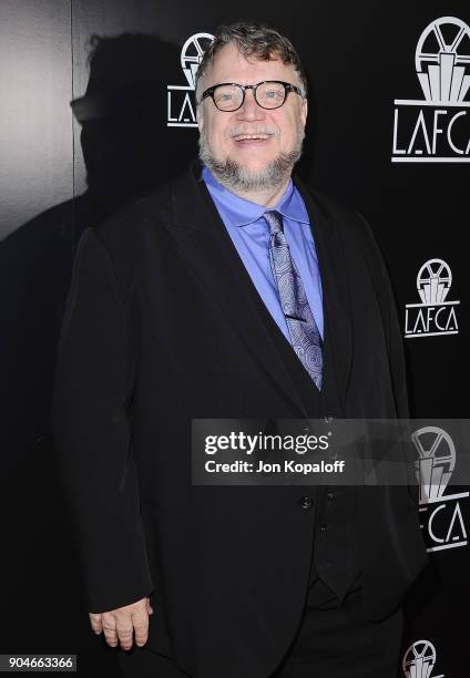 Guillermo del Toro attends the 43rd Annual Los Angeles Film Critics Association Awards on January 13, 2018 in Los Angeles, California.