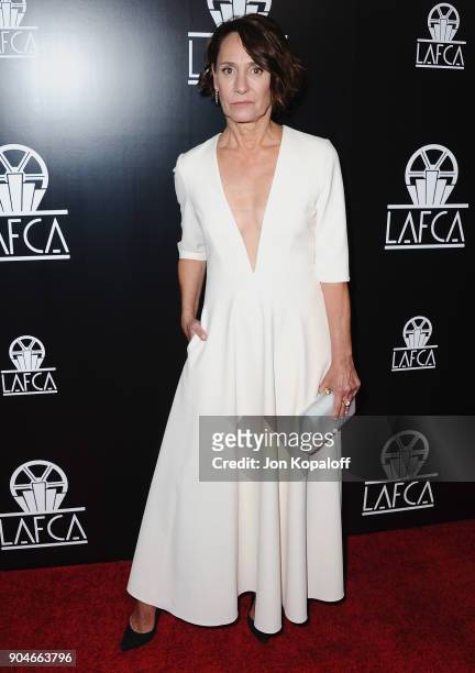 Laurie Metcalf attends the 43rd Annual Los Angeles Film Critics Association Awards on January 13, 2018 in Los Angeles, California.