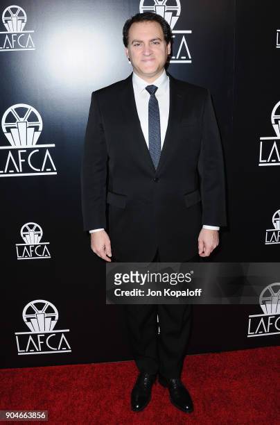 Michael Stuhlbarg attends the 43rd Annual Los Angeles Film Critics Association Awards on January 13, 2018 in Los Angeles, California.