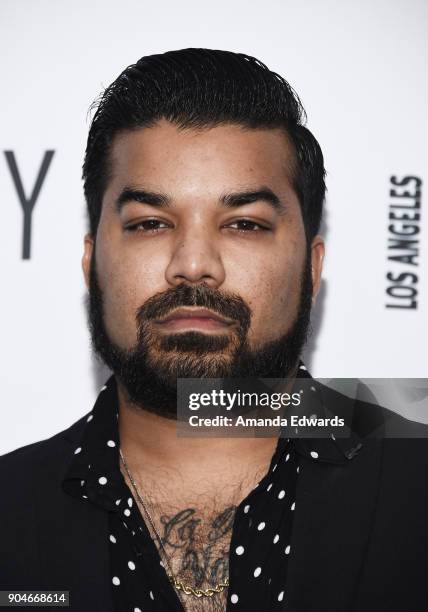 Actor Adrian Dev arrives at the Los Angeles Confidential "Awards Issue" Celebration hosted by cover stars Alison Brie, Milo Ventimiglia and Ana de...