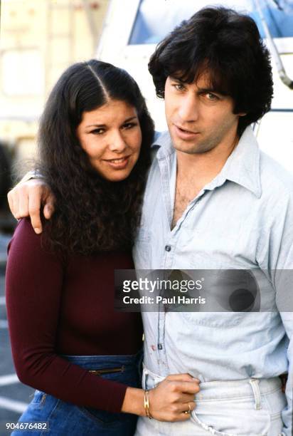 Joey Travolta is an American actor, producer, director, and screenwriter. He is the older brother of the actor John Travolta. Photographed on the set...