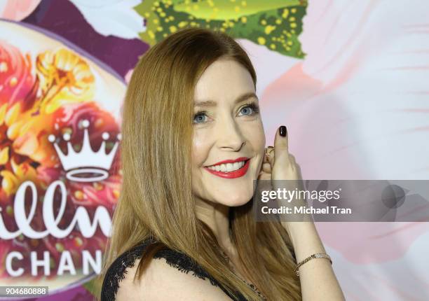 Jennifer Finnigan arrives to the Hallmark Channel and Hallmark Movies and Mysteries Winter 2018 TCA Press Tour held at Tournament House on January...