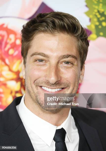 Daniel Lissing arrives to the Hallmark Channel and Hallmark Movies and Mysteries Winter 2018 TCA Press Tour held at Tournament House on January 13,...