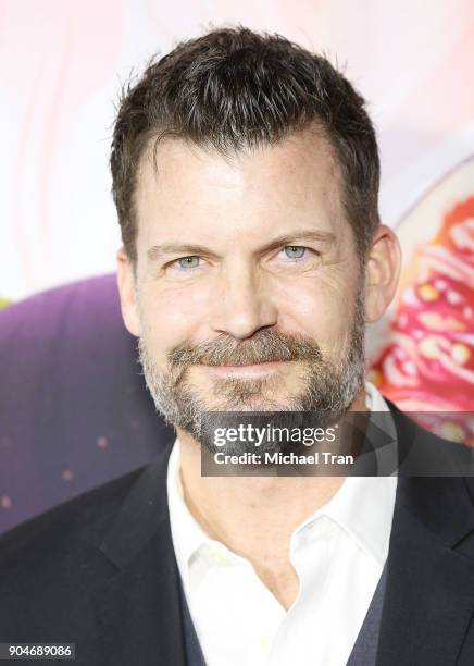 Mark Deklin arrives to the Hallmark Channel and Hallmark Movies and Mysteries Winter 2018 TCA Press Tour held at Tournament House on January 13, 2018...