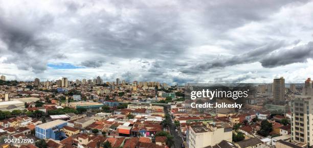 general view of ribeirão preto city in são paulo state - ribeirão preto stock pictures, royalty-free photos & images