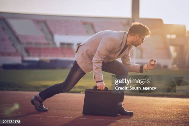 Getting Go Running 110 Man Getting Ready To Go Running Stock Photos, High-Res Pictures ...
