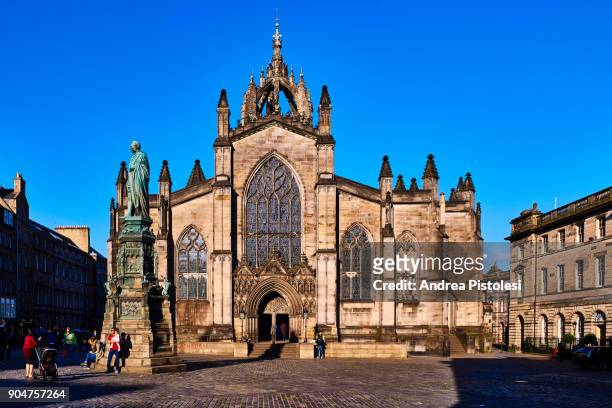 st giles cathedral, edinburgh, scotland - st giles cathedral stock pictures, royalty-free photos & images