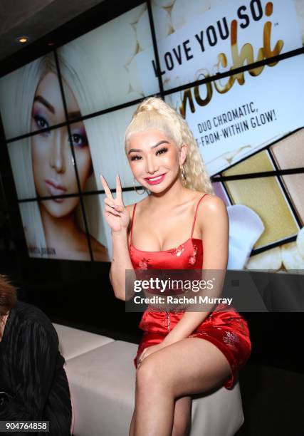 Nikita Dragun @nikita_dragun the face of the Love You so Mochi Collection attends NYX Professional Makeup presents "Love You So Mochi" at Elevate...