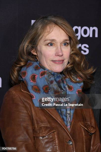 Marianne Basler attends "Pentagon Papers" Premiere at Cinema UGC Normandie on January 13, 2018 in Paris, France.