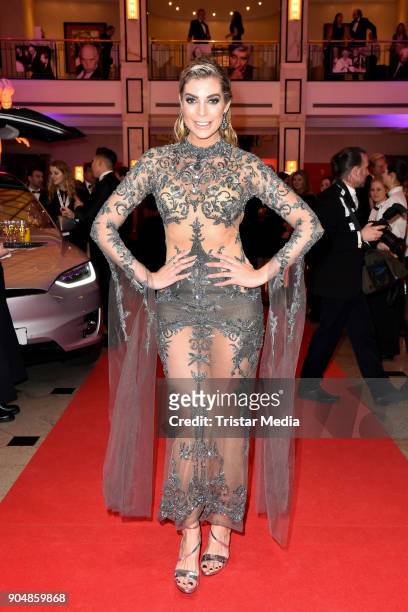 Anika Gassner attends the 117th Press Ball on January 13, 2018 in Berlin, Germany.