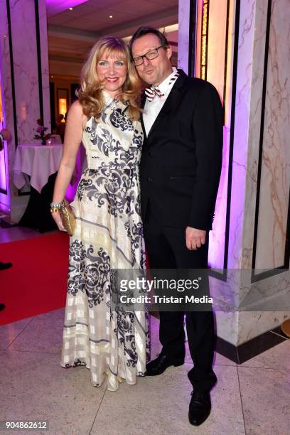 Nanna Kuckuck and Dirk Ullmann attend the 117th Press Ball on January 13, 2018 in Berlin, Germany.