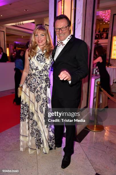 Nanna Kuckuck and Dirk Ullmann attend the 117th Press Ball on January 13, 2018 in Berlin, Germany.