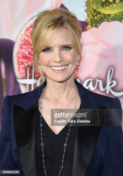 Actress Courtney Thorne-Smith attends Hallmark Channel And Hallmark Movies and Mysteries Winter 2018 TCA Press Tour at Tournament House on January...