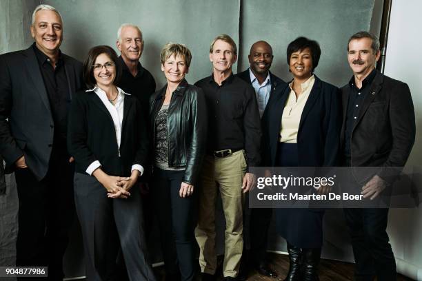 Mike Massimino, Nicole Stott, Jeff Hoffman, Peggy Whitson, Jerry Linenger, Leland Melvin, Mae Jemison and Chris Hadfield of National Geographic...