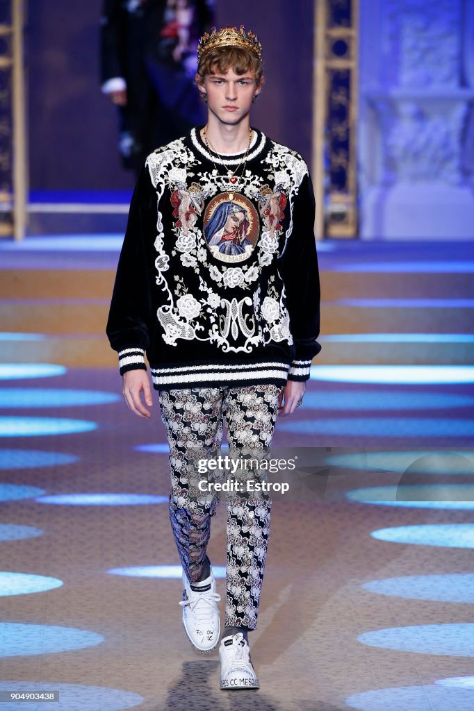 Dolce & Gabbana - Runway - Milan Men's Fashion Week Fall/Winter 2018/19