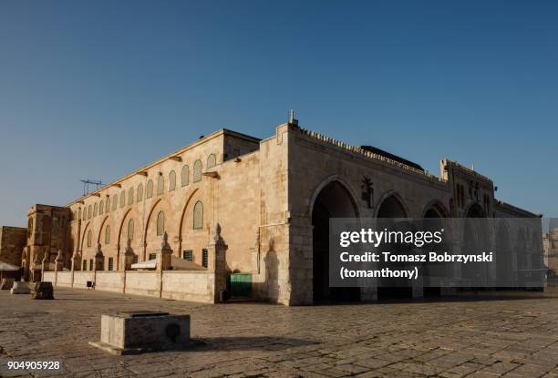 al-aqsa mosque in jerusalem - herod the great stock pictures, royalty-free photos & images