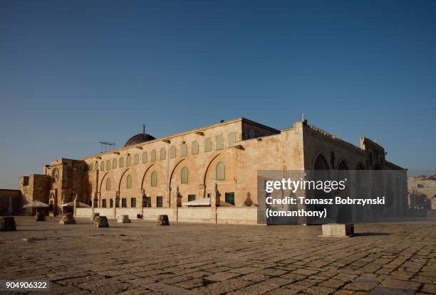 al-aqsa mosque in jerusalem - ancient israel stock pictures, royalty-free photos & images
