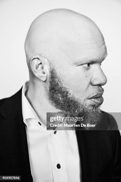 Marvin 'Krondon' Jones III from CW's 'Black Lightning' poses for a portrait during the 2018 Winter TCA Tour at Langham Hotel on January 7, 2018 in...