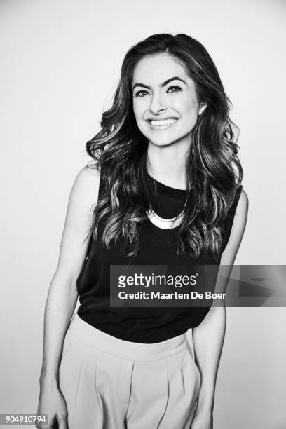 Brooke Lyons from CW's 'Life Sentence' poses for a portrait during the 2018 Winter TCA Tour at Langham Hotel on January 7, 2018 in Pasadena,...