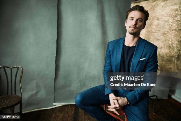 Riley Smith from CW's 'Life Sentence' poses for a portrait during the 2018 Winter TCA Tour at Langham Hotel on January 7, 2018 in Pasadena,...
