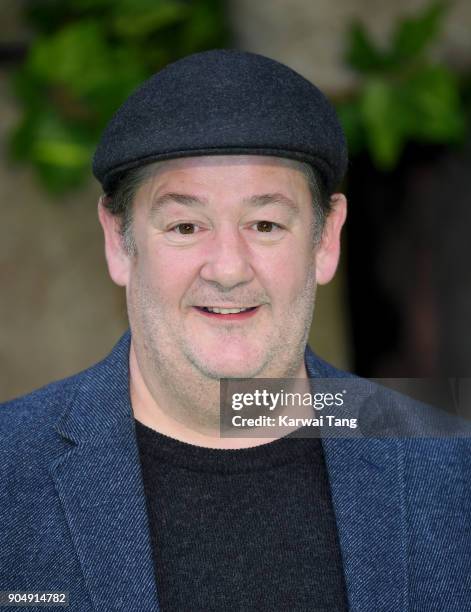 Johnny Vegas attends the 'Early Man' World Premiere at the BFI IMAX on January 14, 2018 in London, England.